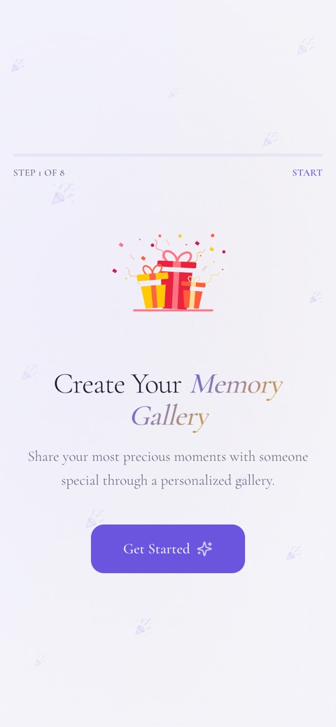 Create gallery screen